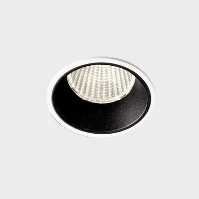 Immagine prodotto di KOHL LIGHTING KOHL-Lighting VERSUS apparecchio da incasso con cornice diametro 73 mm bianco-nero 38° 10 W CRI 80 4000K PHASE CUT