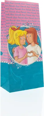 Produktbild von Bibi & Tina Party-Tüte Papier inkl. Sticker 10 Stk Mitgebsel Taschen Kinder-Geburtstag