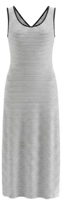 Produktbild von Damen Midi Kleid Rundhals weiss Gr. M