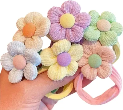 Produktbild von Haargummis für Kinder Flower - 6 Stück KP38428