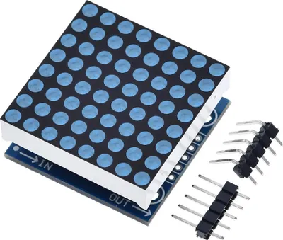 Produktbild von Max7219 LED Matrix Modul 8x8 Blau