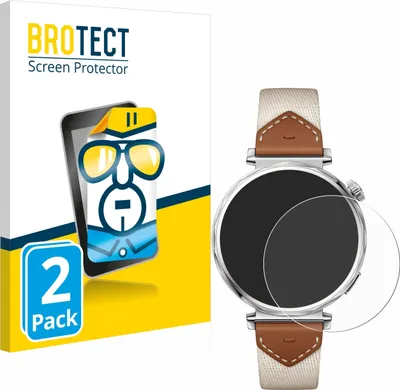 Produktbild von 2x Für Huawei Watch GT 5 (41 mm) Schutzfolie BROTECT Displayschutz Display Schutz Folie Klar Transparent