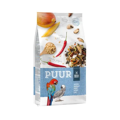 Image de Witte Molen Puur Nourriture pour perroquets 2Kg - Mélange de noix et de fruits pour grands perroquets