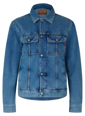 Productafbeelding van Diesel - "Barcy" jeansjas voor heren, model GT61644 (maat XS), blauw denim