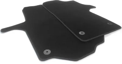 Immagine prodotto di Tappetini per VW Crafter & California Camper (tutti a partire dal 2017) tappetini in velours adatti incl. fissaggio originale, tappetini per auto, anteriori, neri