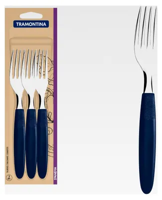 Produktbild von Tischgabel-Set Ipanema, Dunkelblau, Edelstahl, 3 Stück