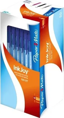 Produktbild von Paper Mate Inkjoy 100 Cap Kugelschreiber Blau mit Kappe