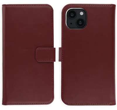 Immagine prodotto di Custodia Selencia in vera pelle per Apple iPhone 14 - Borgogna