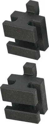 Produktbild von 2 x Buchse Hülsen Keramikhalter Halter hinten Zubehörhaltegitter Herd Backofen Bosch Siemens 00637444 637444