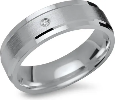 Produktbild von Unique Silberring 925 Sterling Silber Zirkonia teilpoliert 6mm breit