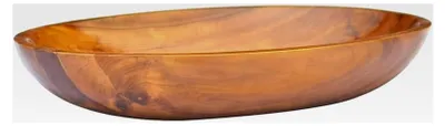 Produktbild von Waschbecken aus massivem Teakholz, Aufsatzwaschbecken, Handwaschbecken, Badezimmer 60x40x10cm