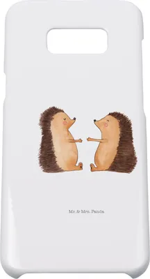 Produktbild von Mr. & Mrs. Panda Samsung Galaxy S8 plus Handyhülle  Igel Liebe - Weiß - Geschenk, Verheiratet, Freundin, Hülle, Hochzeit, Cover, Handy, Case, Hochzeitstag