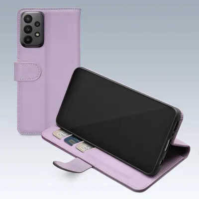 Produktbild von Mobilize Premium Gelly Wallet Handyhülle für Samsung Galaxy A23 Hülle Klapphülle Geldbörse - Lila