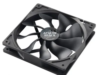 Image de Akasa 14cm APACHE Black Boîtier de l'ordinateur Ventilateur noir