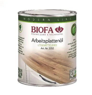 Produktbild von BIOFA Arbeitsplattenöl 2052, lösemittelfrei 0,375L