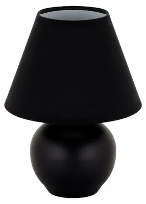 Zdjęcie produktu dla Lampa stołowa E14, czarna