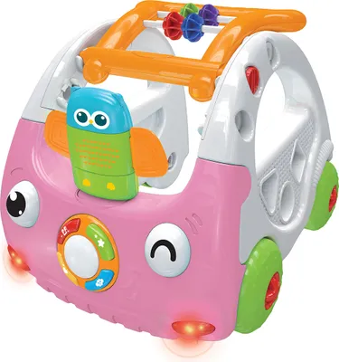 Image de ZOPA Marcheur d'activités 3en1, rose