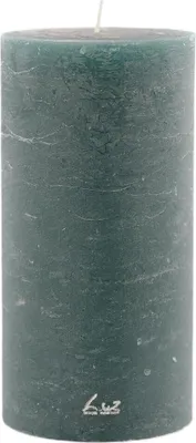 Productafbeelding van Rasteli Luz, geurkaars "Your Senses", Stump, kleur: Groen-Atlantiek, diameter: 10 cm, hoogte: 20 cm