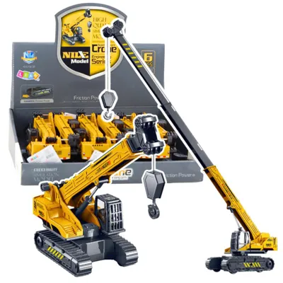 Image de Grue sur chenilles à rallonge Cabine pivotante 360° Jaune