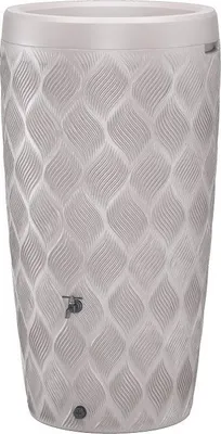 Image de Réservoir d'eau de pluie Flow blanc 240 l avec jardinière