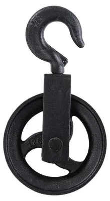 Image de Corde de levage avec palan, poulie de 120 mm