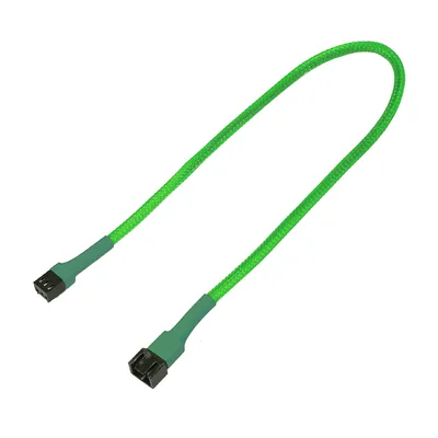 Produktbild von Nanoxia Kabel 3-Pin Verlängerung, 60 cm, neon-grün