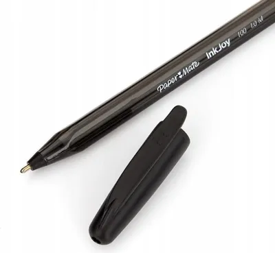 Zdjęcie produktu dla Papermate Inkjoy 100, Spinacz, Długopis, Czarny, 100 szt., Średni