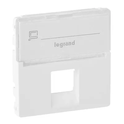 Image de Legrand Valena Life Cache RJ11/RJ45 avec champ d'étiquetage simple ultra blanc 755470