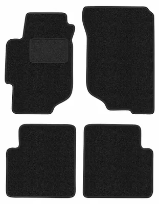 Obrázok produktu pre Velúrové autokoberce pre: Honda Accord VI 1997-2002 (kombi/sedan/Type-r) – sada 4 ks, antracitové, na mieru – Wielganizator ANTHRA
