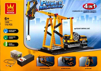 Produktbild von Power Machinery technická stavebnice s motorem 4v1 kompatibilní 178 dílů