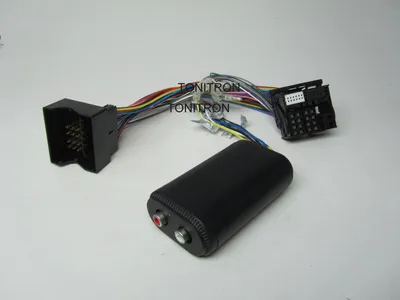 Produktbild von 2 Cinch passend für VW Audi Quadlockkabelsatz 1:1 High Low Adapter original Radio Remote