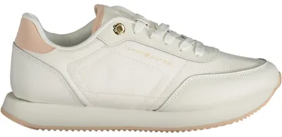 Produktbild von Damen-Sneaker in Weiß: Sportlich mit Kontrastdetails und Logo