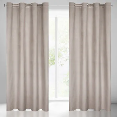 Obrázok produktu pre Záclona DARCY béžová 140x250 cm záves s očkami