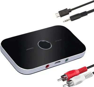 Obrázek produktu pro Bluetooth adaptér – Bluetooth přijímač – 2 v 1 – Bluetooth přijímač – auto/domácnost