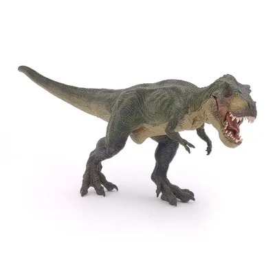 Image de Papo 55027 T-Rex courant vert figurine papo