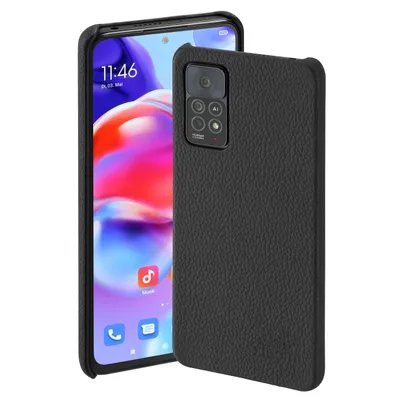 Obrázek produktu pro Xiaomi Lenny Leather Back Cover Black Redmi Note 11 Pro/Pro 5G