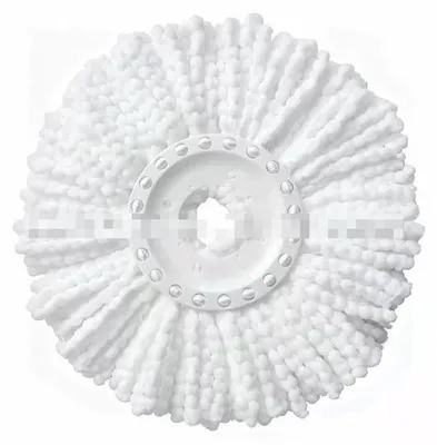 Image de Tête de balai à franges universelle pivotante, 16 cm, lot de 4, têtes de balai à franges en acier
