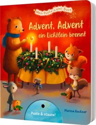 Produktbild von Mein Puste-Licht-Buch: Advent, Advent, ein Lichtlein brennt