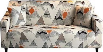 Productafbeelding van Famanu Sofaovertrek voor 2-zitsbank - elastisch, antislip, met 1 kussenhoes