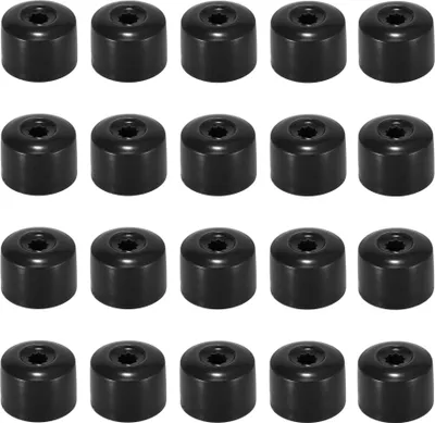 Produktbild von 20 Stk. Auto Radschloss Radmuttern Abdeckung Werkzeug Schwarz 17mm Innendurchm.