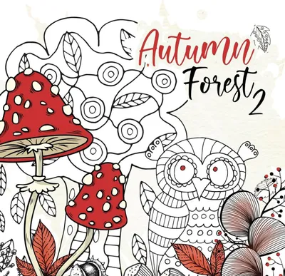 Produktbild von Autumn Forest Coloring Book for Adults 2