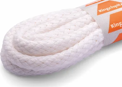 Produktbild von RINGELSPITZ - Kordel Schnürsenkel – Robust und Stilvoll für Jeden Tag - 120 cm, weiß