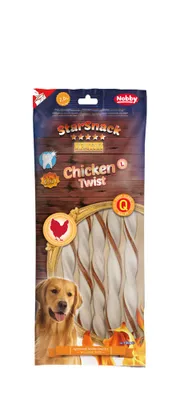 Produktbild von Nobby Starsnack Barbecue Chicken Twist, Größe: L / 25 cm