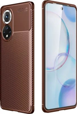 Produktbild von Mobigear Racing  HONOR 50 Hülle Flexibles TPU Backcover - Braun