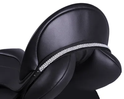Image de Bijou de selle Verbena noir/argent Full