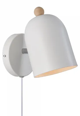 Obrázek produktu pro NORDLUX Gaston nástěnná lampička, Varianta: Ø 115 x 195, E27, bílá