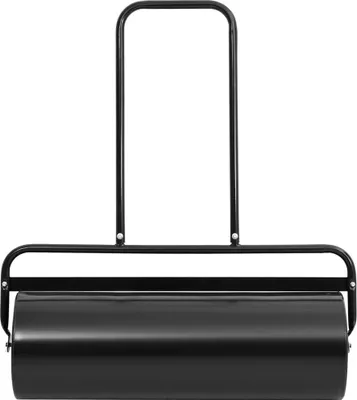 Image de vidaXL Rouleau à gazon de jardin à pousser noir 63 L fer et acier