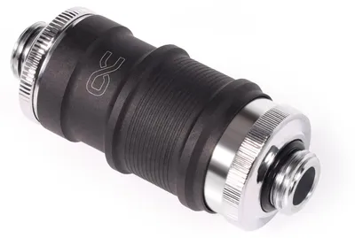 Obrázok produktu pre Aquatuning GmbH 13876, Adaptér pre vodný blok, Mosadz, nikel, Plast, Čierna, Chróm, 1/4", 67 mm, 2,8 cm