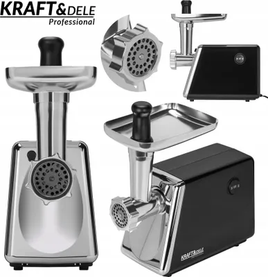 Zdjęcie produktu dla Maszynka do Mielenia Mięsa 230V 2000W + Akcesoria Kraft&Dele