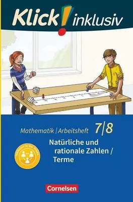 Immagine prodotto di Klick! inklusiv 7./8. Schuljahr - Arbeitsheft 1 - Natürliche und rationale Zahlen / Terme
